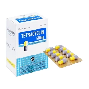 Thuốc Tetracyclin 500mg Vidipha điều trị nhiễm khuẩn (10 vỉ x 10 viên)