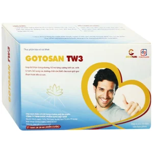 Viên uống Gotosan TW3 Foripharm hỗ trợ bổ thận tráng dương, tăng cường sinh lực, sinh lý nam (3 vỉ x 10 viên)