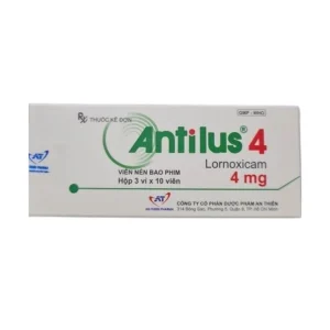 Thuốc Antilus 4 An Thiên điều trị đau và viêm trong viêm xương khớp (3 vỉ x 10 viên)