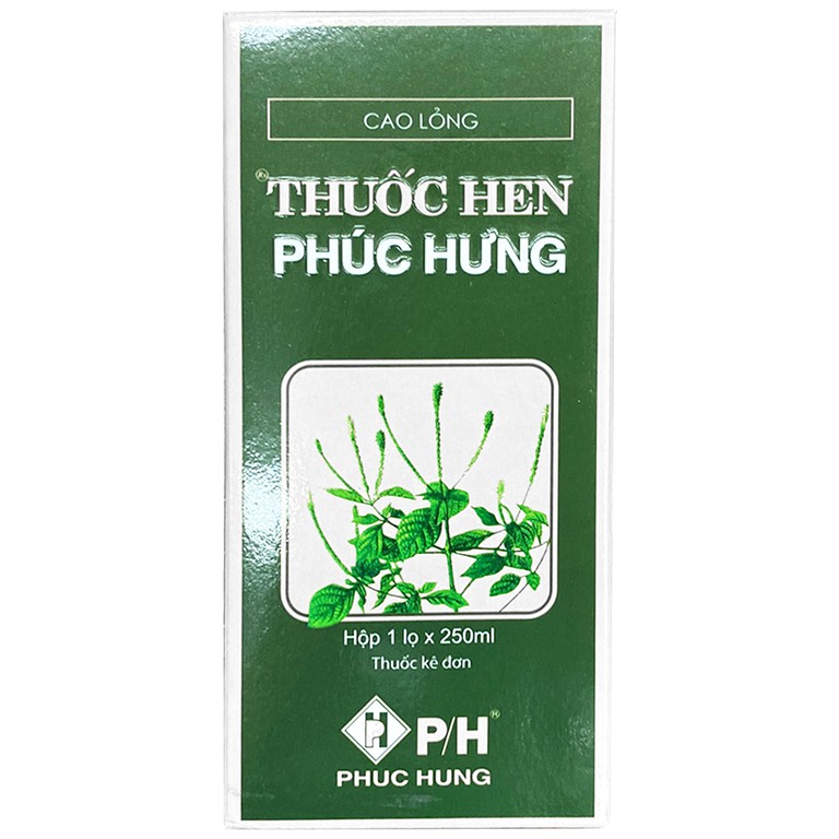 Cao lỏng thuốc hen Phúc Hưng 250ml điều trị hen phế quản, viêm phế quản mạn tính