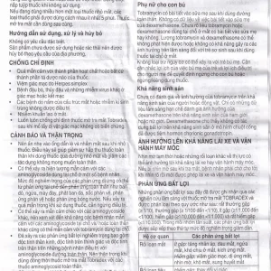 Thuốc mỡ tra mắt TobraDex Alcon điều trị viêm và nhiễm khuẩn (3,5g)