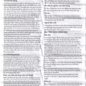 Thuốc mỡ tra mắt TobraDex Alcon điều trị viêm và nhiễm khuẩn (3,5g)