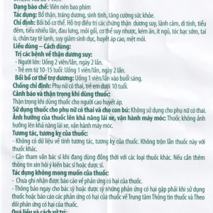 Thuốc Tomikan Nhất Nhất bổ thận, tráng dương, sinh tinh (2 vỉ x 10 viên)