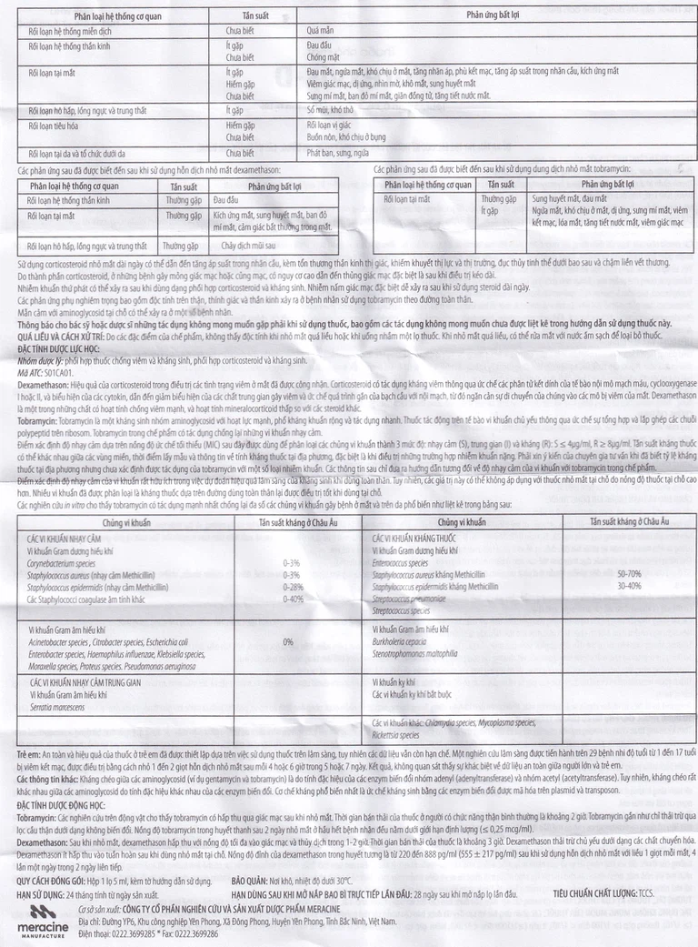 Thuốc nhỏ mắt Torexvis 0,3% Gia Nguyễn phòng và điều trị viêm và ngăn ngừa nhiễm khuẩn (5ml)