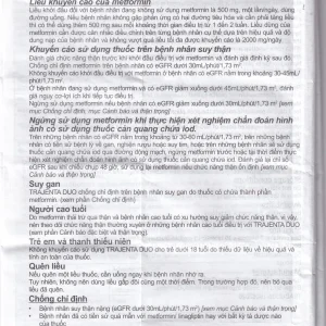 Thuốc Trajenta Duo 2.5mg/850mg Boehringer điều trị đái tháo đường típ 2 (14 viên)