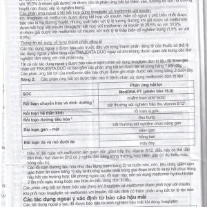 Thuốc Trajenta Duo 2.5mg/850mg Boehringer điều trị đái tháo đường típ 2 (14 viên)