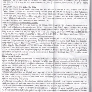 Thuốc bột hít phân liều Trelegy Ellipta GSK điều trị bệnh phổi tắc nghẽn mãn tính (30 liều hít)