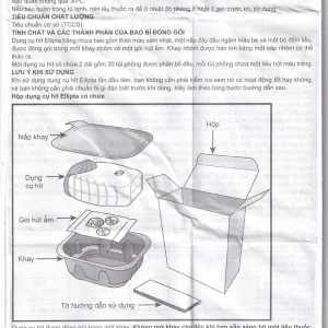 Thuốc bột hít phân liều Trelegy Ellipta GSK điều trị bệnh phổi tắc nghẽn mãn tính (30 liều hít)