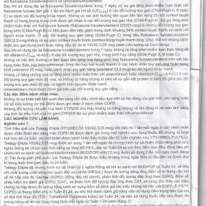 Thuốc bột hít phân liều Trelegy Ellipta GSK điều trị bệnh phổi tắc nghẽn mãn tính (30 liều hít)