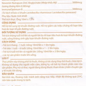 Thực phẩm bảo vệ sức khỏe Probiotics Tribacilus HGSG Pharma hỗ trợ bổ sung lợi khuẩn đường ruột (20 ống x 10ml)