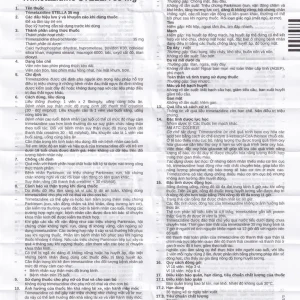 Thuốc Trimetazidine Stella 35mg điều trị đau thắt ngực ổn định (3 vỉ x 10 viên)