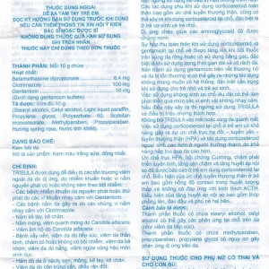 Kem bôi da Trisula 20g An Thiên Pharma điều trị các bệnh nhiễm khuẩn ngoài da