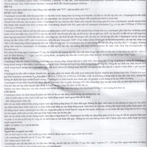 Thuốc Univixin Clopidogrel 75mg Korea United giảm các biến cố do xơ vữa động mạch (3 vỉ x 10 viên)