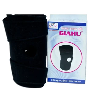 Băng thun gối Gia Hưng hỗ trợ cố định và bảo vệ khớp gối khi vận động hoặc điều trị chấn thương