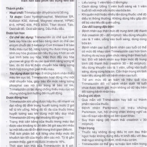 Thuốc Vashasan MR 35 Hasan điều trị đau thắt ngực (3 vỉ x 30 viên)