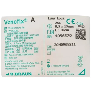 Kim cánh bướm Venofix A 25G 0.5 x 15mm B.Braun (50 cái)