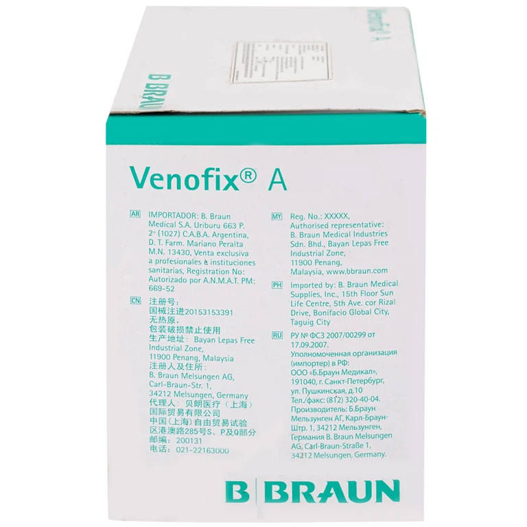 Kim cánh bướm Venofix A 25G 0.5 x 15mm B.Braun (50 cái)