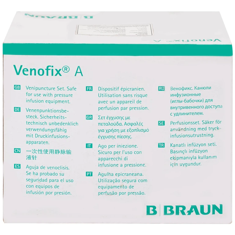 Kim cánh bướm Venofix A 25G 0.5 x 15mm B.Braun (50 cái)