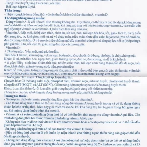 Thuốc Vitamin A-D HDpharma điều trị tình trạng thiếu Vitamin A và D (5 vỉ x 10 viên)