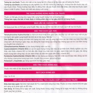 Thuốc nhỏ mắt V.Rohto Lycée 13ml điều trị đỏ mắt, ngứa mắt, mỏi mắt