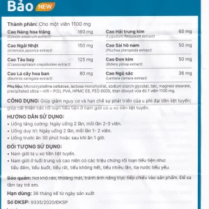 Viên uống Vương Bảo Thái Minh dùng cho nam giới bị u xơ tiền liệt tuyến (80 viên)