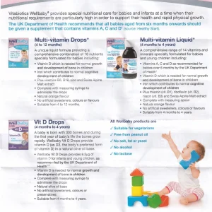 Siro Wellbaby Multi-Vitamin Liquid Vitabiotics bổ sung vitamin và khoáng chất cho trẻ (150ml)