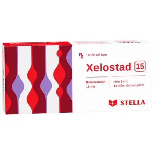 Thuốc Xelostad 15 Stella dự phòng đột quỵ, thuyên tắc mạch toàn thân (1 vỉ x 14 viên)