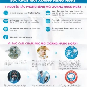 Xịt mũi nước biển sâu Xisat 75ml xịt sạch thông mũi dùng cho người lớn