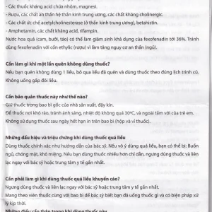 Thuốc Xonatrix 60mg DaviPharm điều trị triệu chứng viêm mũi dị ứng theo mùa (3 vỉ x 10 viên)