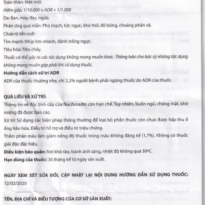 Thuốc Xonatrix 60mg DaviPharm điều trị triệu chứng viêm mũi dị ứng theo mùa (3 vỉ x 10 viên)