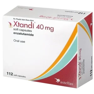 Thuốc Xtandi 40mg Astellas điều trị ung thư tuyến tiền liệt (4 vỉ x 28 viên)