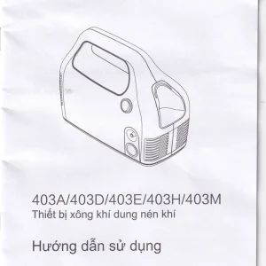 Máy xông khí dung nén khí Yuwell 403M chuyển thuốc dạng dung dịch thành sương mù cho niêm mạc hô hấp