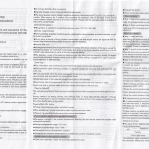 Que thử đường huyết Yuwell Y330 (50 que)