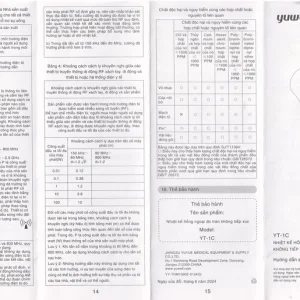 Nhiệt kế hồng ngoại Yuwell YT-1C đo nhiệt độ cơ thể