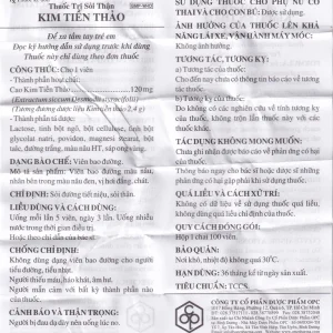 Thuốc trị sỏi thận Kim Tiền Thảo OPC hỗ trợ điều trị sỏi đường tiết niệu, sỏi thận (100 viên)