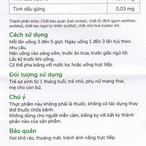 Dầu Húng Chanh Lábebé hỗ trợ lợi phế trừ đờm, giảm ho (30ml)