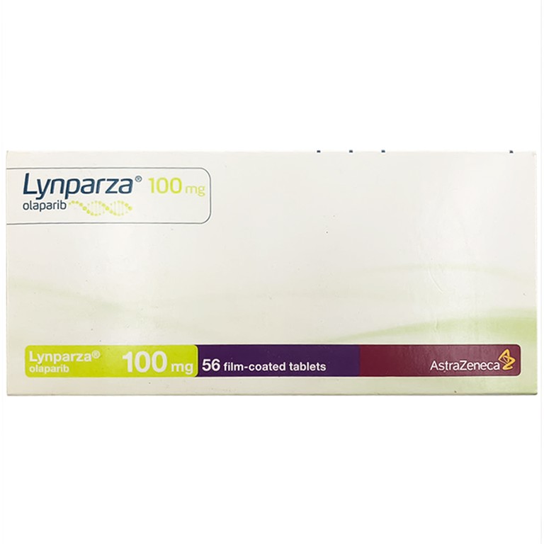 Thuốc Lynparza Tab 100mg AstraZeneca hỗ trợ điều trị ưng thư (7 vỉ x 8 viên)