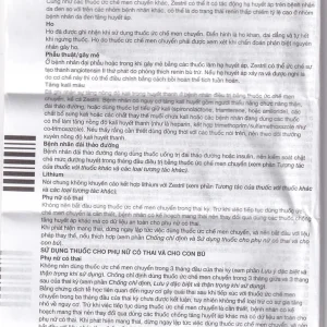 Thuốc Zestril 5mg AstraZeneca điều trị tăng huyết áp, suy tim (2 vỉ x 14 viên)