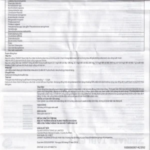 Thuốc Zinnat 250mg GSK điều trị nhiễm khuẩn (1 vỉ x 10 viên)