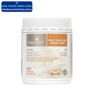 Viên Uống Bio Island Milk Calcium Bone Care (150 Viên) - Hỗ Trợ Sức Khỏe Xương Từ Úc