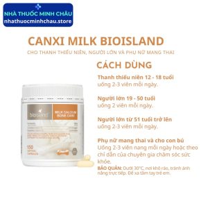 Viên Uống Bio Island Milk Calcium Bone Care (150 Viên) - Hỗ Trợ Sức Khỏe Xương Từ Úc