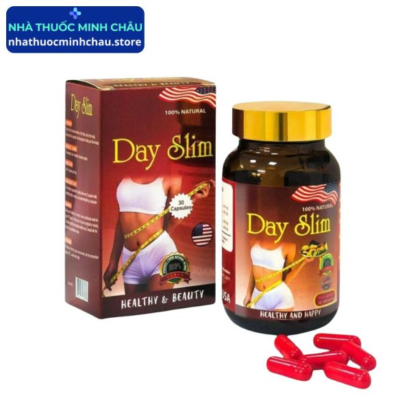 Viên Uống Giảm Cân Day Slim: Hỗ Trợ Tăng Cường Chuyển Hóa Mỡ (Hộp 30 Viên, Nhập Khẩu Mỹ)