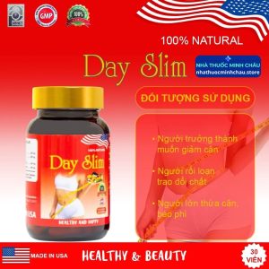 Viên Uống Giảm Cân Day Slim: Hỗ Trợ Tăng Cường Chuyển Hóa Mỡ (Hộp 30 Viên, Nhập Khẩu Mỹ)