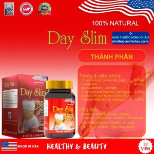 Viên Uống Giảm Cân Day Slim: Hỗ Trợ Tăng Cường Chuyển Hóa Mỡ (Hộp 30 Viên, Nhập Khẩu Mỹ)