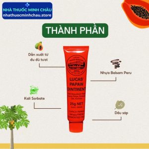 Kem Đa Năng Lucas' Papaw Ointment Từ Đu Đủ Úc - Hỗ Trợ Làm Dịu & Phục Hồi Da (25g & 75g)