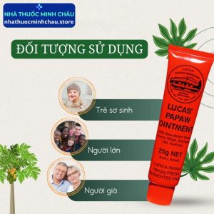 Kem Đa Năng Lucas' Papaw Ointment Từ Đu Đủ Úc - Hỗ Trợ Làm Dịu & Phục Hồi Da (25g & 75g)