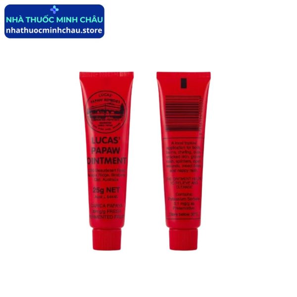 Kem Đa Năng Lucas' Papaw Ointment Từ Đu Đủ Úc - Hỗ Trợ Làm Dịu & Phục Hồi Da (25g & 75g)