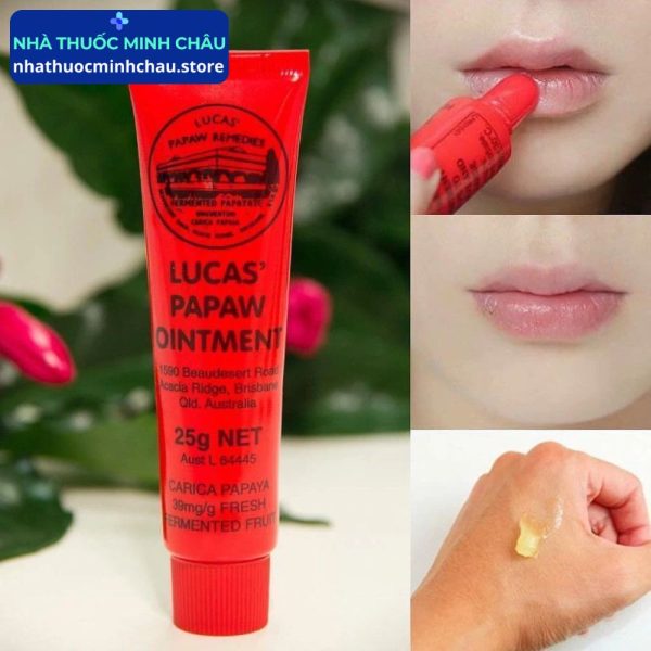 Kem Đa Năng Lucas' Papaw Ointment Từ Đu Đủ Úc - Hỗ Trợ Làm Dịu & Phục Hồi Da (25g & 75g)