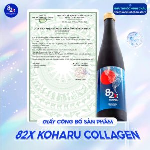 Combo 3 Chai Collagen Koharu 82X Nhật Bản (500ml/Chai) - Hỗ Trợ Đẹp Da, Chống Lão Hóa