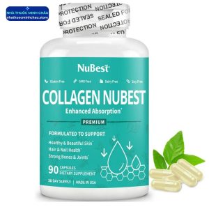 Viên Uống Collagen NuBest Của Mỹ (Lọ 90 Viên) - Hỗ Trợ Đẹp Da, Chống Lão Hóa